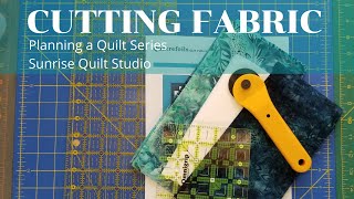 Planning a Quilt  Cutting Fabric Quatrefoils QuiltaLong [upl. by Jarrod]