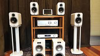 Q acoustics 3010i amp Q acoustics 3020i sound test [upl. by Seto]