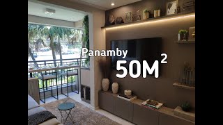 Apartamento Decorado Panamby  50 Metros Quadrados [upl. by Dnomal]