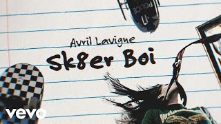 Avril Lavigne  Sk8er Boi Official Lyric Video [upl. by Amoihc]