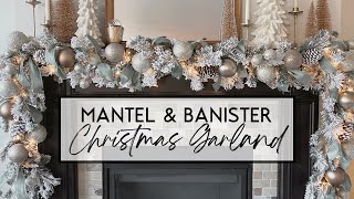 DIY Christmas Mantel Garland [upl. by Langley102]