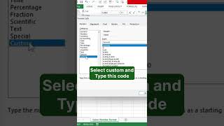 Colon Number Format in Excel‼️ exceltips [upl. by Diane-Marie]