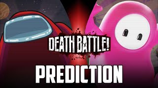 DEATH BATTLE Among Us vs Fall Guys Prediction [upl. by Alaikim677]