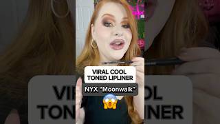 nyxcosmetics COOL TONE LIPLINER IN MOONWALK nyx cooltone lipliner makeup beauty pale [upl. by Angelle]