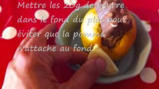 Pomme aux bonbons oursons au chocolat [upl. by Cornew]