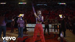 Radmila Lolly  MAGIC Miami HEAT Halftime Show Performance ft DJ Mike Tee [upl. by Eninaej]