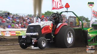 NTPA 2023 Super Stock Diesel Tractors  Rockwell IA North Iowa Nationals Session 3 Friday Night [upl. by Aneleairam]