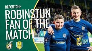 FC ROBINSTIJN FAN OF THE MATCH met Quinn amp Keano  Fortuna SC TV [upl. by Aelak871]