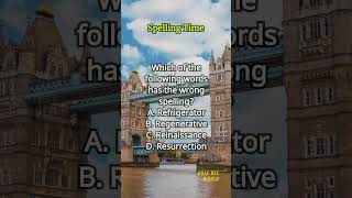 Spelling Time 498 spelling englishlearning englishvocabulary questions quiz [upl. by Cox]