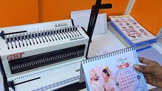 WIRO AND COMB 2IN1 Binding Machine 919871294363 wwwgbtechindiacom [upl. by Refotsirc47]