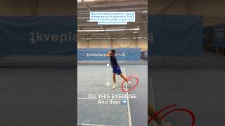 How to Play Tennis and move better Specific Footwork Tip tennis tennisbackhand backhand [upl. by Harman205]