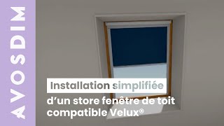 Comment installer un Store Occultant compatible Velux® [upl. by Rehpinej]