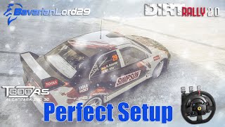 Thrustmaster T300 perfect and immersive Setup  Dirt Rally 20 [upl. by Grassi]