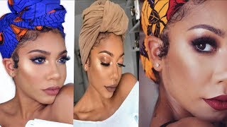 HOW TO STYLE TURBANS AND HEAD WRAPS  4 TO 5 DIFFERENT STYLES [upl. by Nawat961]