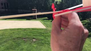 3D Printed Red Baron Hand Launched Glider Test Flight [upl. by Nyliret4]