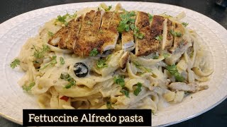 Fettuccine Alfredo Pasta  Alfredo Pasta  Recipe by Rida [upl. by Ky]