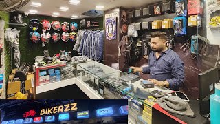 RIDING GEAR STORE  Fariapukur BIKERZZ  All bike accessories  Biker jacketBoatsHelmet price [upl. by Ziom]