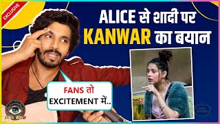 Kanwar Dhillons EPIC Reaction On Marriage Plans With Alice Kaushik Says Maine Use Propose Kiya [upl. by Debarath264]