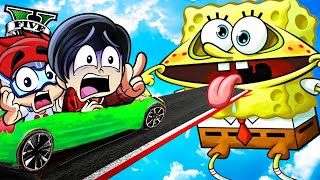 CARRERA DE GTA EN EL MUNDO DE BOB ESPONJA  Karim Juega [upl. by Aynnek]