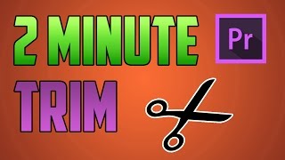 Premiere Pro CC  How to Trim and Cut Video with Shortcuts [upl. by Herwig]