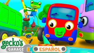 El río sucio  Garaje de Gecko  Carros para niños  Vídeos educativos [upl. by Binni943]