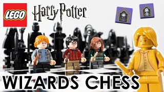 LEGO Harry Potter 2021 Hogwarts Wizards Chess 76392 Review [upl. by Muller999]