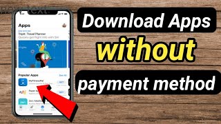 How to install app from app store without payment method 2023 [upl. by Weixel]