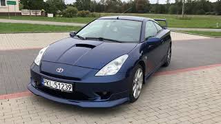 Toyota Celica VII blue edition TRD GREDDY tuning 2005 rok prezentacja presentation car Poland 1ZZ [upl. by Anotyal]