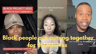 BLACK PEOPLE ARE COMING TOGETHER TO PROMOTE BLACK OWNED BUSINESSES [upl. by Kohl201]