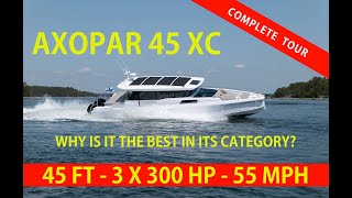 Axopar 45 XC  Probably the best weekender in the world An adventure boat sporty and comfortable [upl. by Magena]