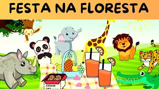 FESTA NA FLORESTA História Infantil Para Dormir História Infantil História Curta [upl. by Norrabal]