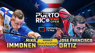 IMMONEN vs ORTIZ  Puerto Rico Men’s Open by Samsung TV Plus [upl. by Vierno859]