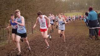 UK CAU Inter Counties XC U15 Boys [upl. by Sucitivel]