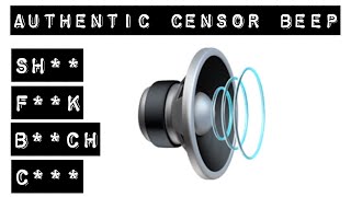 Censor Beep Sound Effect Free Download Link in Description [upl. by Nylarac119]