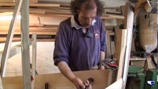 Fitting planks on a clinker vessel small boats  Part 4 [upl. by Nura130]