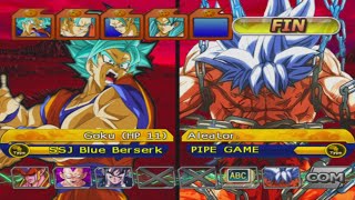 Goku Super Saiyan Blue Berserk SS2SS3SS4 VS Random 4vs4 DBZ BT3 [upl. by Olney]