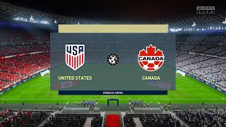 🇺🇲 USA vs Canada 🇨🇦  Friendlies Match   Ft Pulisic  McKennie  Davies [upl. by Aneet266]