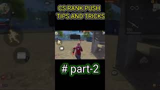 Cs Rank Push Tips and tricks part2freefire shorts [upl. by Wein708]