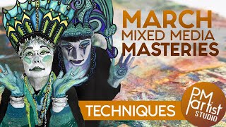 🔴 Textured Masterboard Favorite Techniques amp Topics for ATC Fun [upl. by Nemaj]