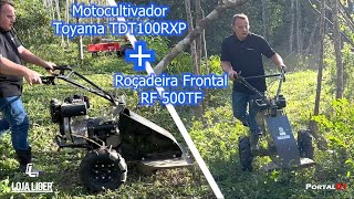 motocultivador Toyama TDT100RXP  rocadeira frontal RF500TF Maquinafortindustria tvtoyama [upl. by Spindell]