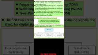 MULTIPLEXING computernetworks computernetwork computerscience Multiplexing [upl. by Lerrej]