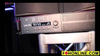 LAcoustics LA12X AmplifierController at InfoComm 2016 [upl. by Eshelman]