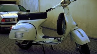 Vespa 125 Starting after sitting for 1 year [upl. by Eanram]