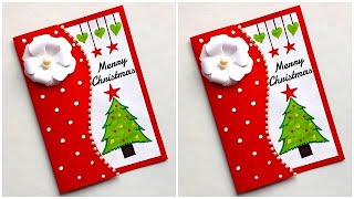 Christmas card making ideas 2022  Christmas greeting card ideas  How to make christmas card easy [upl. by Kirstin]