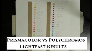 Prismacolor Premier vs Faber Castell Polychromos Lightfast Comparison [upl. by Nada]