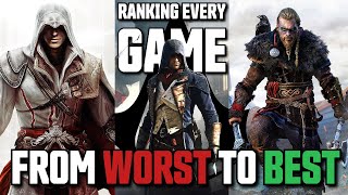 Ranking Every Assassins Creed Game From Worst To Best [upl. by Nnaesor]