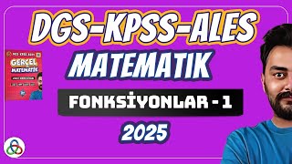 Fonksiyonlar  1 Video  DGSKPSSALES Matematik  2025 [upl. by Nioe]