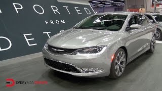 Exclusive Look 2015 Chrysler 200 DESIGN Inside amp Out on Everyman Driver [upl. by Ahtenak]