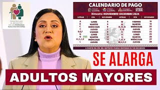 📢PAGO A RECIBIR AVISO PARA ADULTOS MAYORES 65 Y MAS🔔SE ALARGA EL CALENDARIO💥 [upl. by Yeliac812]