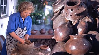 ALFARERÍA y CERÁMICA primitiva Técnica alfarera tradicional de las loceras en Canarias  Documental [upl. by Erdnael]